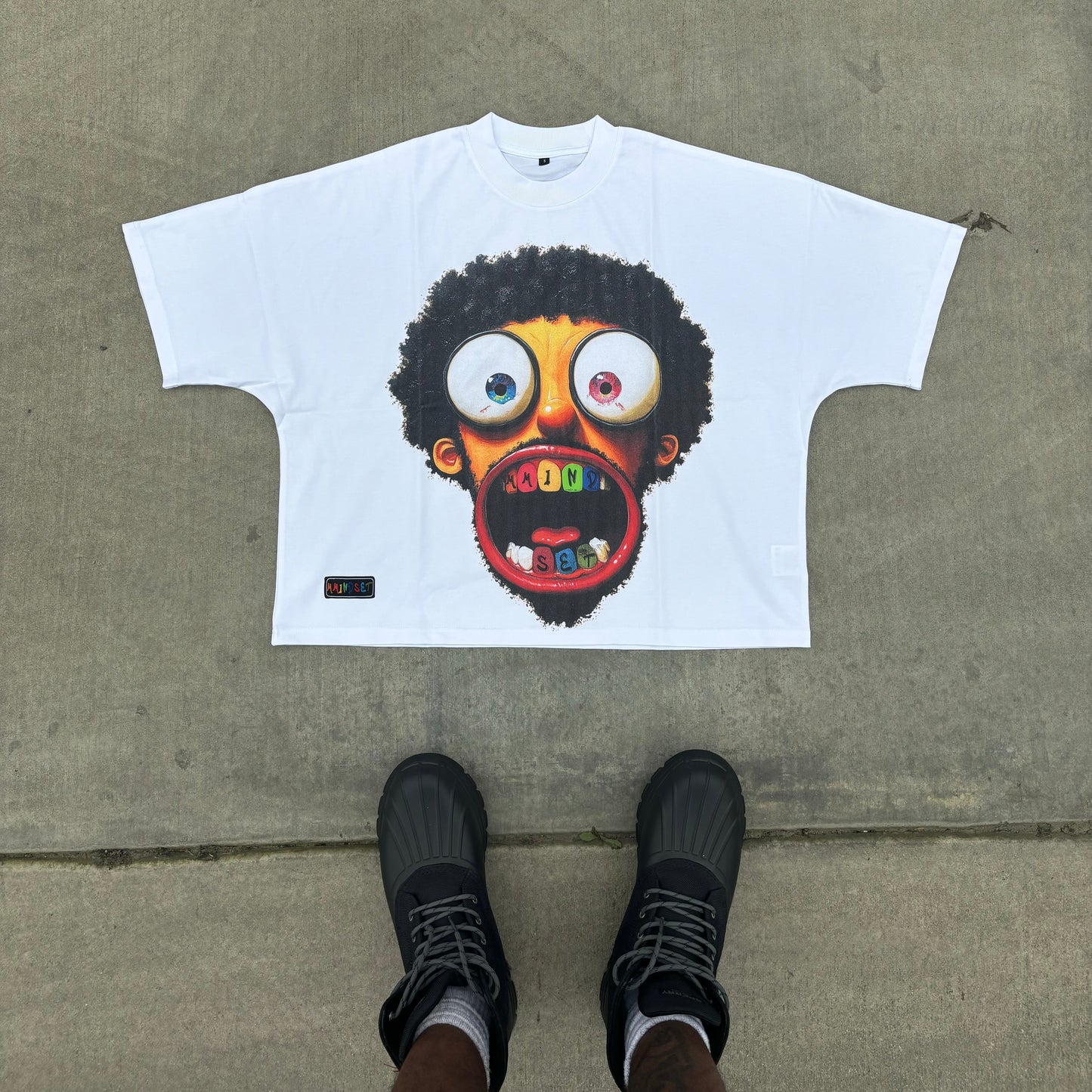 “The Shift” White Tee V.1 Oversized